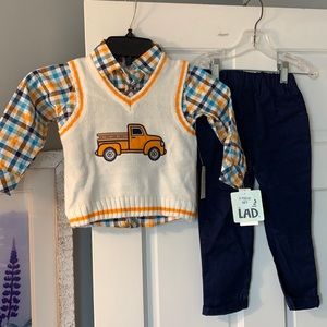 Little Lad 2T three-piece set!! NWT!